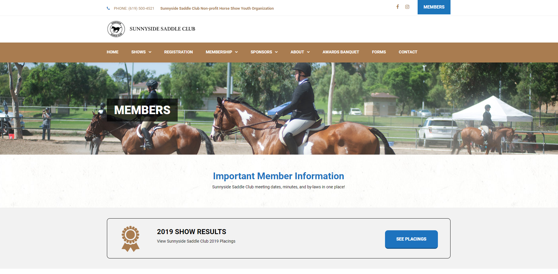 Members | Sunnyside Saddle Club Horse Shows