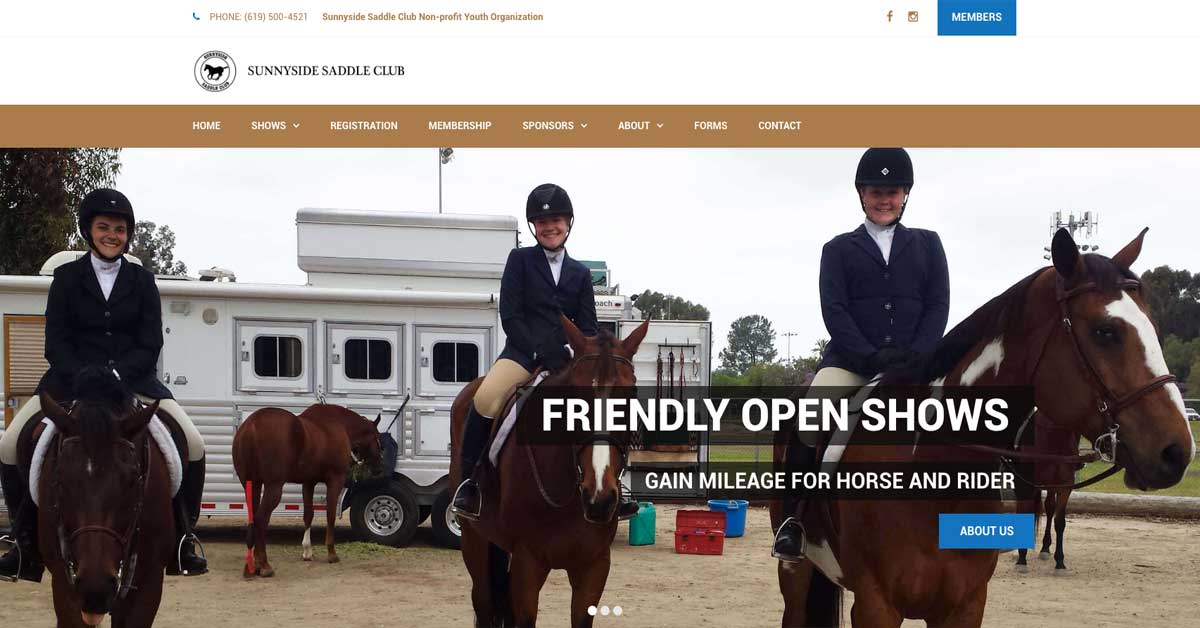 Horse Shows | Sunnyside Saddle Club - Bonita, Chula Vista